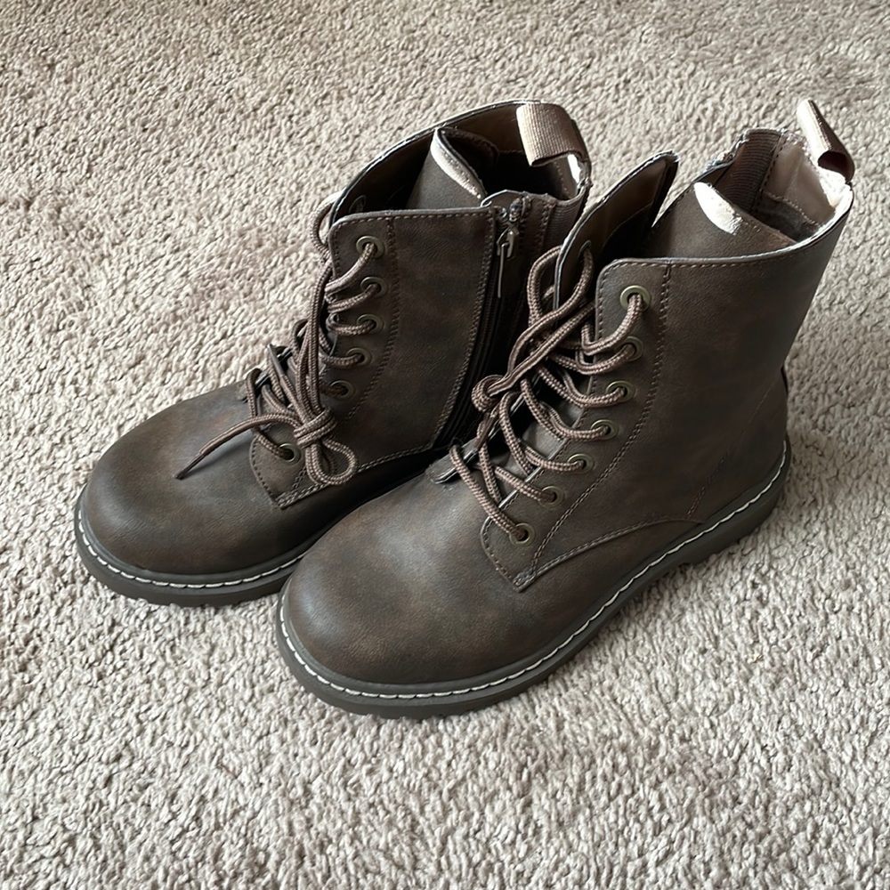 Brown Combat Boots